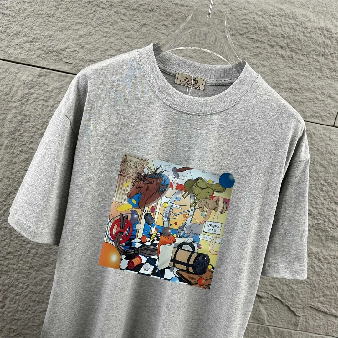 Herme* * 2026 New Arrival Classic T Same Style ：Black Gray Red Size： S （90-130 ） M （120-150 ） L （140-165 ） XL （160-180 ） XXL （180-210 ）